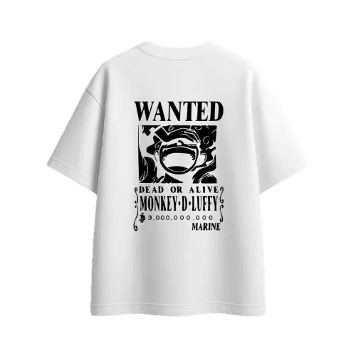 Camiseta Luffy WANTED — imagen 2